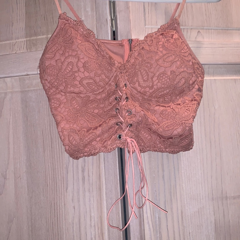 Pink crop top